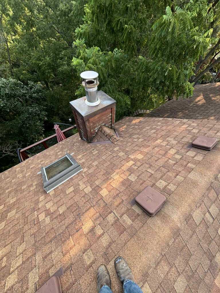 before Full Roof Replacement in Eagle WI 3