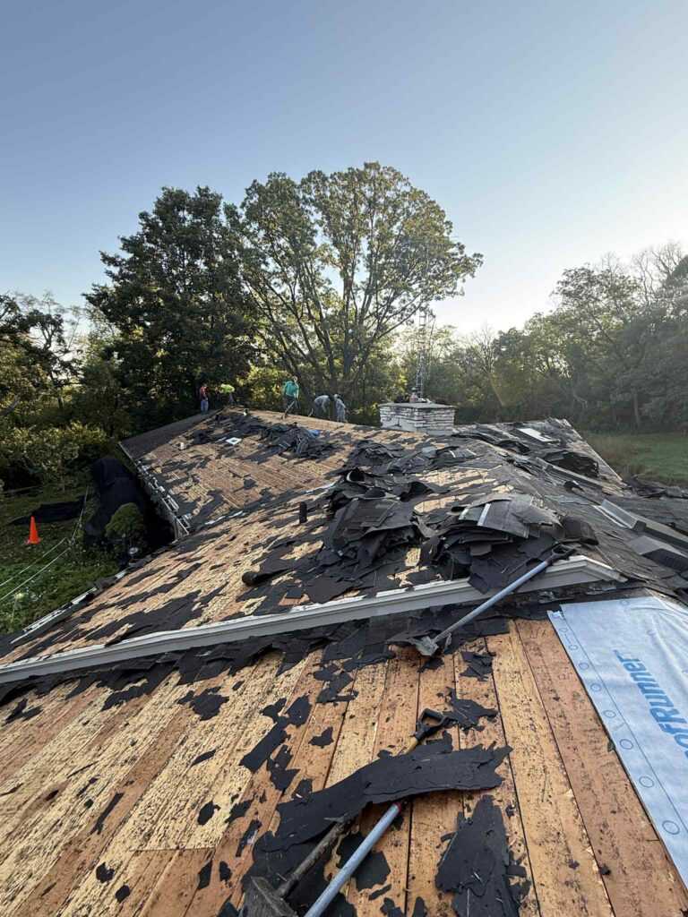during Landmark Full Roof Replacement in Palmyra WI